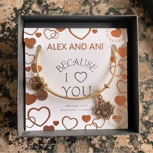NWT ALEX & ANI FRIENDSHIP BRACELET *adorned with Swarovski crystals*